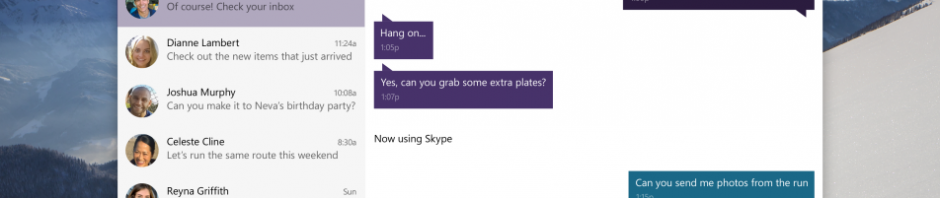 See what Skype will look like on Windows 10
