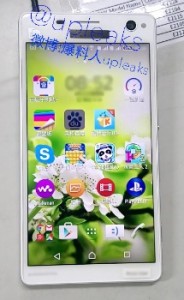 Sony xperia c4 gets pictured in live image leak