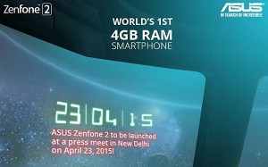 Asus to launch three zenfone 2 models in india on april 23