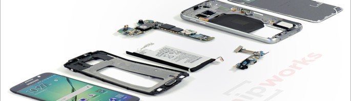 list of components used in the Samsung Galaxy S6, S6 edge