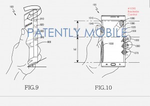 Samsung planning to add touch controls on the side and backside of its future smartphones?