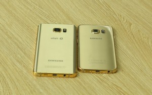 Samsung galaxy note5 and s6 edge in real gold