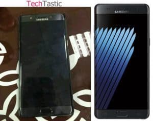 Samsung galaxy note7 real images