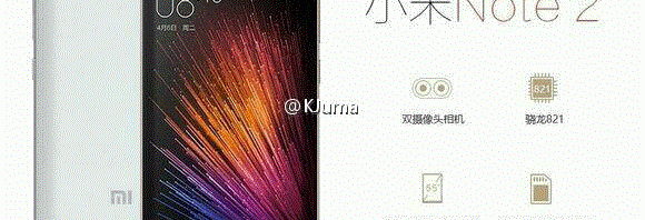 Xiaomi mi note 2 leaked with final specs