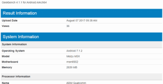 Mysterious Meizu M5X has been spotted on Geekbench, may be the Meizu X2