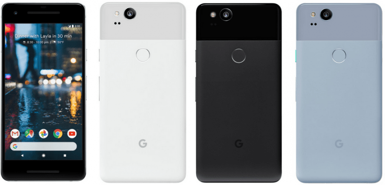 Google pixel 2, pixel 2 xl pics flowed out to demonstrate their design