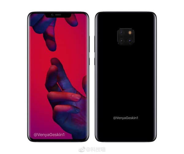 Look out the huawei mate 20 series unofficial renders based on leaks