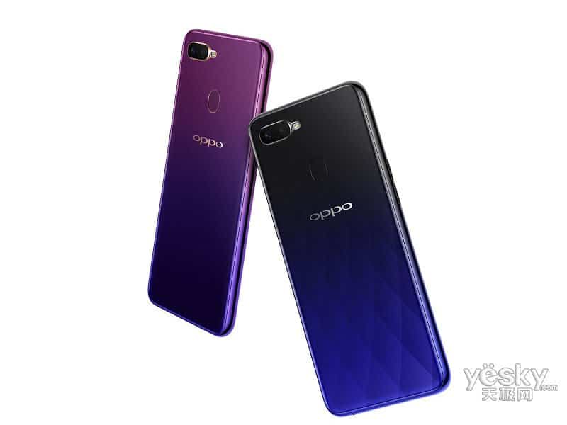 Technical specs and official renders of oppo a7x displays water-drop notched display and helio p60 cpu