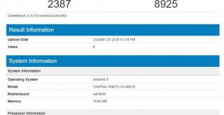 Oneplus 6t makes appearance on geekbench affirming android 9.0 pie out of the box