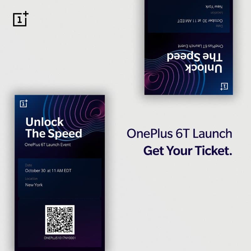 Oneplus 6t to launch on october 30 in fresh york, tickets presently on sale