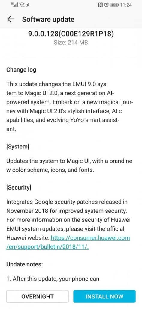 Honor magic 2 gets firmware, replaces emui 9.0 with magic ui 2.0