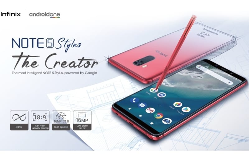 Infinix note 5 stylus android one cameraphone released in india for rs. 15,999 (7)