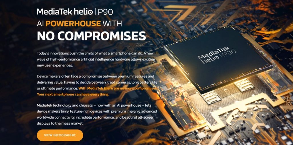 Mediatek targets to high-end telephones with its ai chipsets