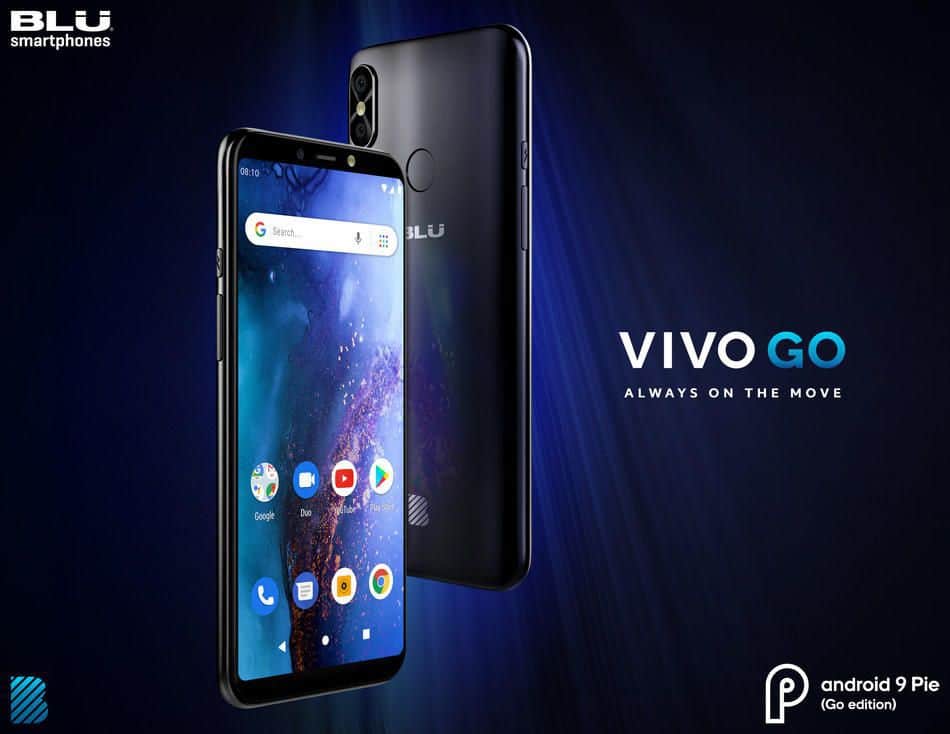 Blu vivo go with 6-inch display and android pie go edition launched for 