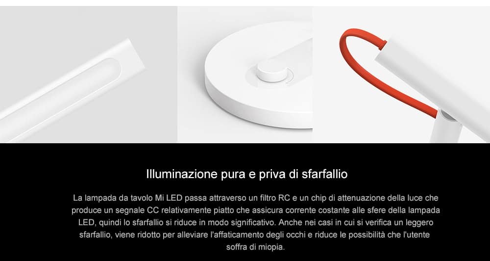 Xiaomi mijia yeelight mjtd01yl smart led lampada da scrivania