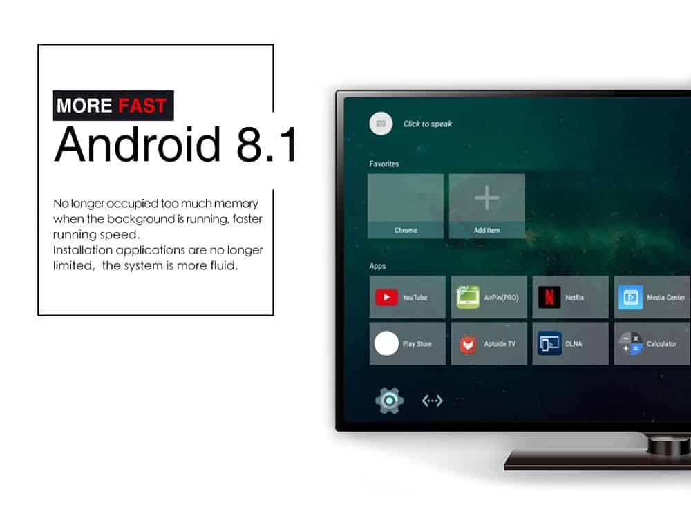Scishion rx4b android 8.1 tv box – cachi chiaro spina ue