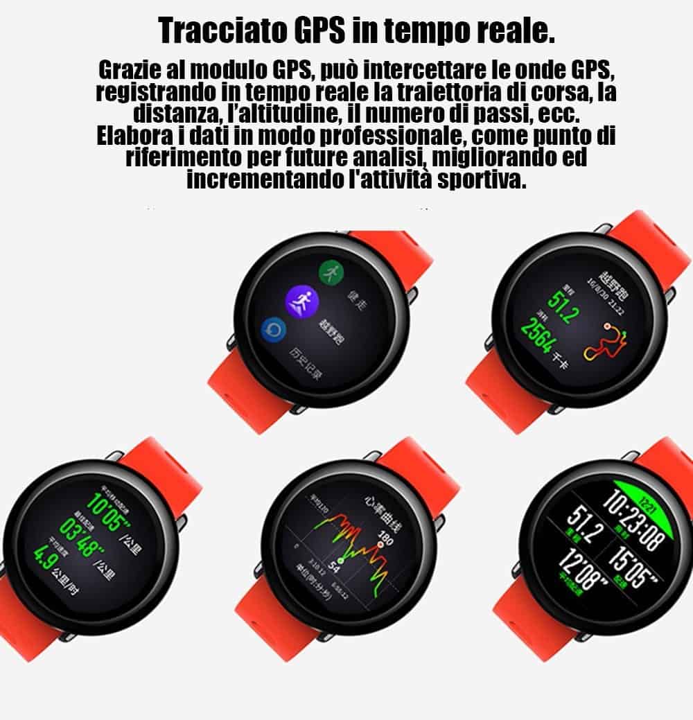 🔥xiaomi amazfit smartwatch con frequenza cardiaca – due colori