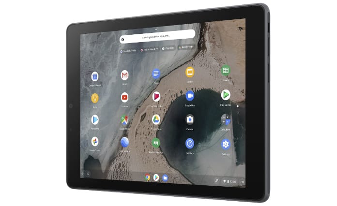 Asus chromebook tablet ct100 is a chrome operation system tab targeted at kids