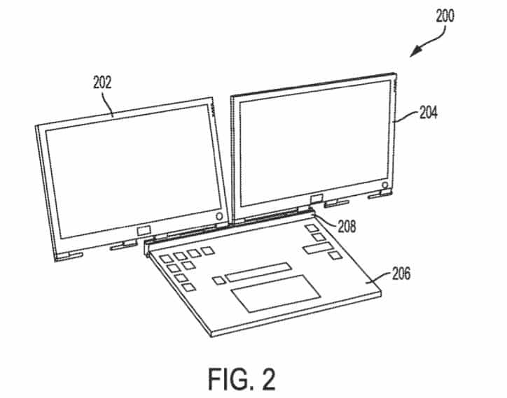 Dell patents laptop with dual screen design