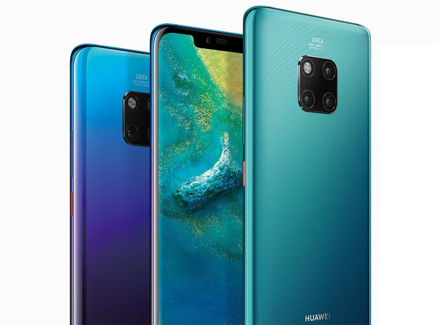 Huawei mate 20 pro spotted in 2 fresh colours, fragrant red and comet blue