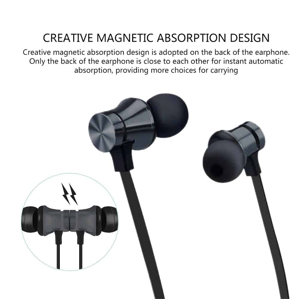 1.6eur magnetic bluetooth sports earphones