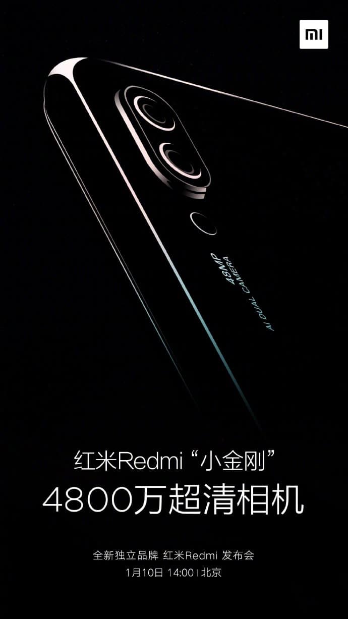 Xiaomi shows new teaser for its redmi 48mp dual digital camera phone