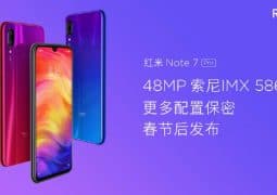 Redmi Note 7 Pro to release after Spring Festival with 48MP Sony IMX586 digital camera
