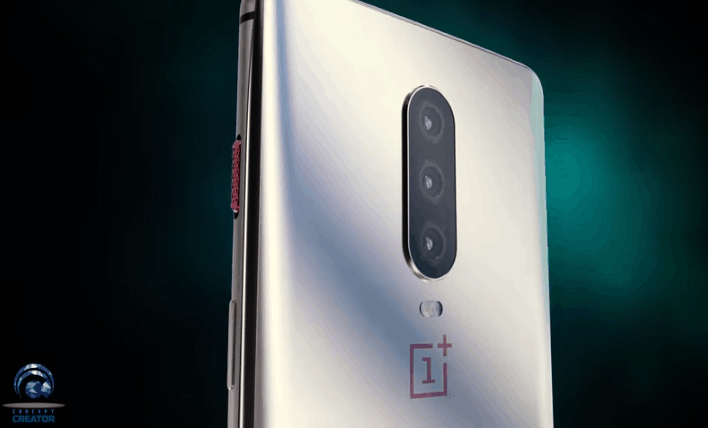 Oneplus 7 concept with punch-hole display and triple rear cameras appear