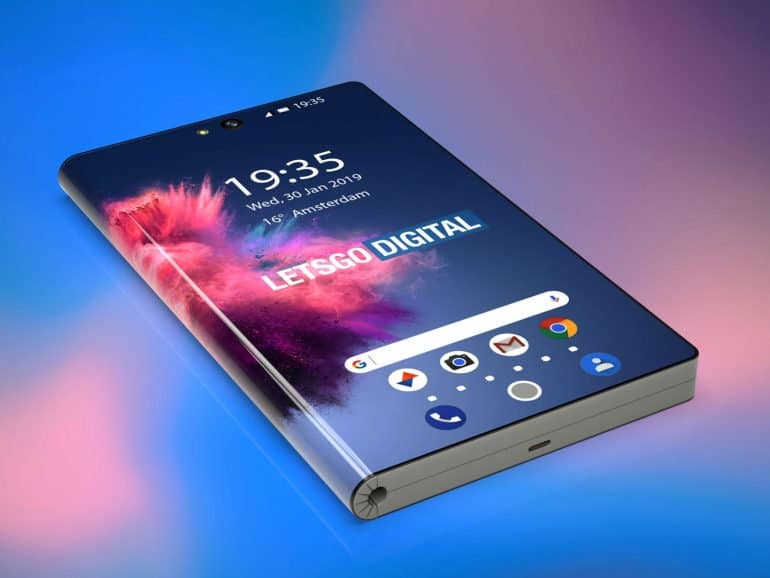 3d renders of the up coming huawei 5g foldable phone