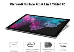 Microsoft Surface Pro 6 2 in 1 Tablet PC 8 GB di RAM