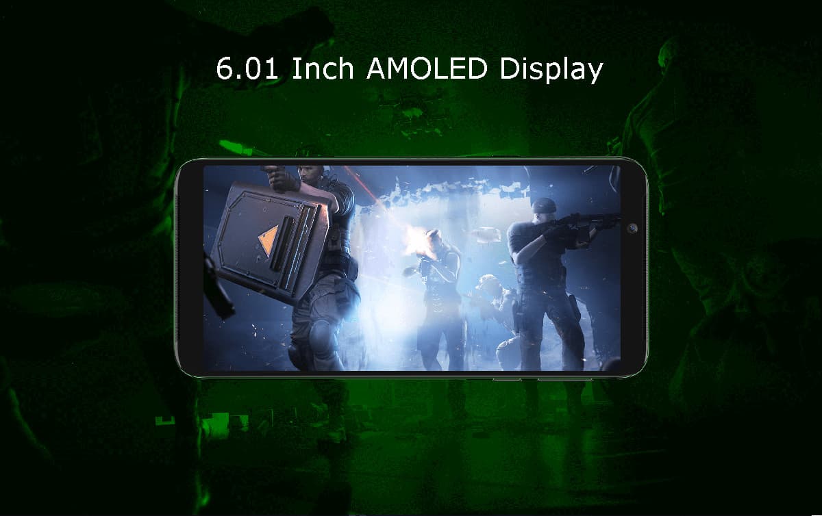 Xiaomi black shark helo 6,01 pollici 8 gb ram 128 gb rom snapdragon 845 octa core 4g gaming smartphone
