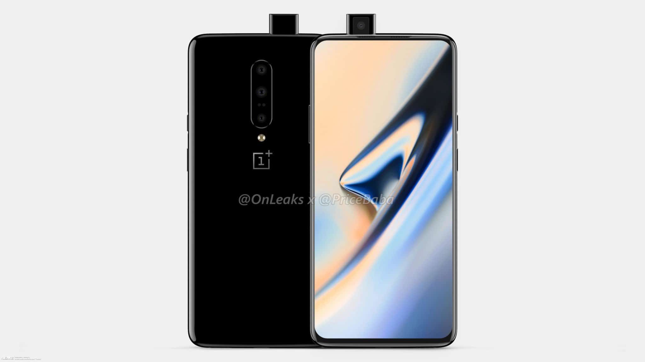Oneplus 7 hands-on flowed out image displays pop-up front image sensor and a notch-less panel