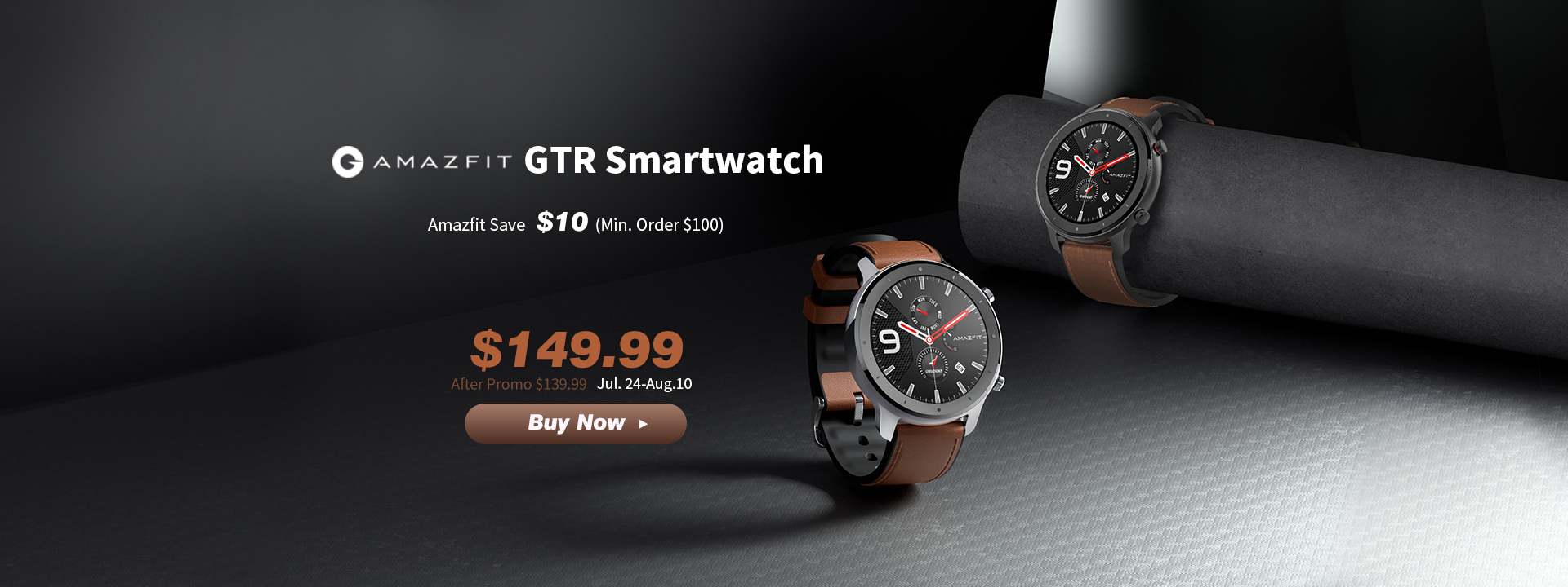 Amazfit GTR smartwatch for Just $139.99 2