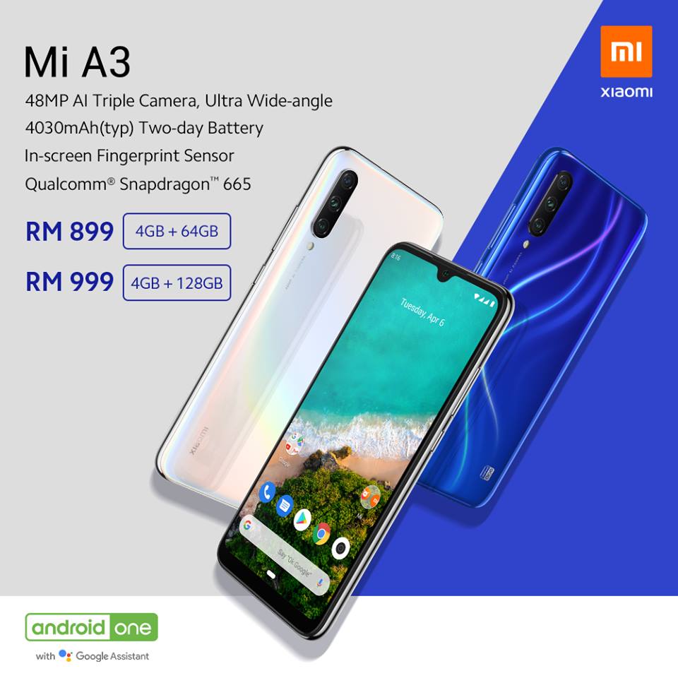 Xiaomi Mi A3 and Mi Smart Band 4 Launched in Malaysia