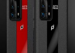 Huawei P40 Pro protective case shows the phone’s design