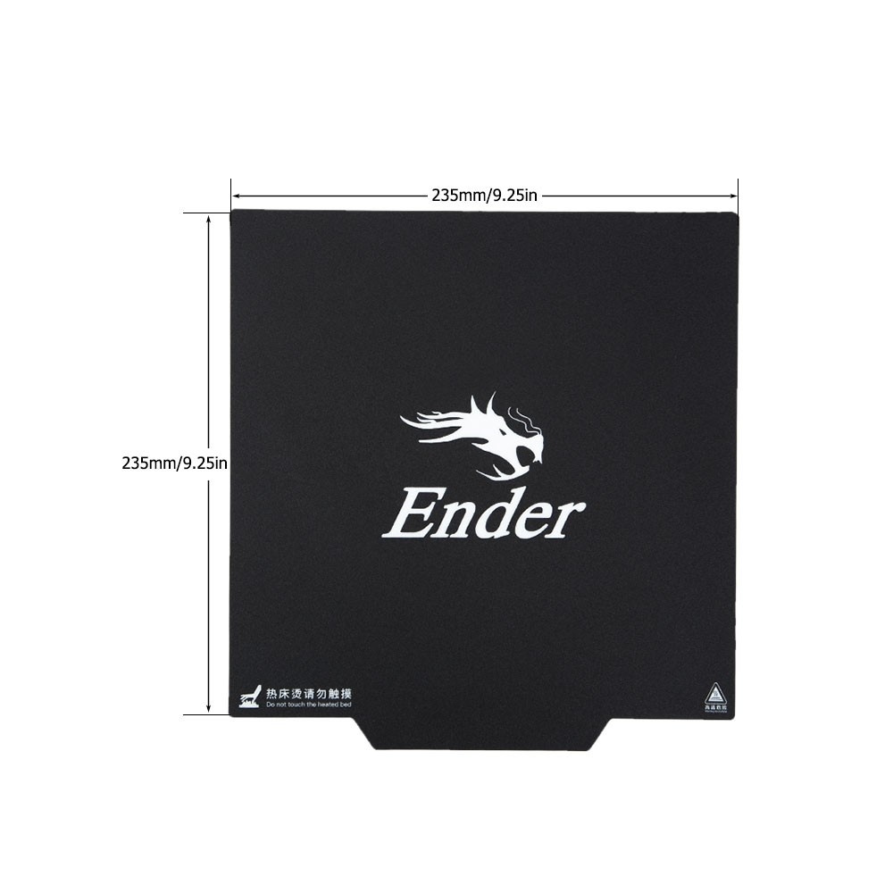 Creality 3D Ender-3 Upgrade Magnetic Build Surface Plate Sticker size